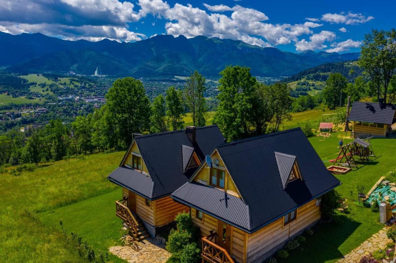 Domki Widokowe Wooden Luxury Chalet & Jacuzzi Зомб Екстериор снимка