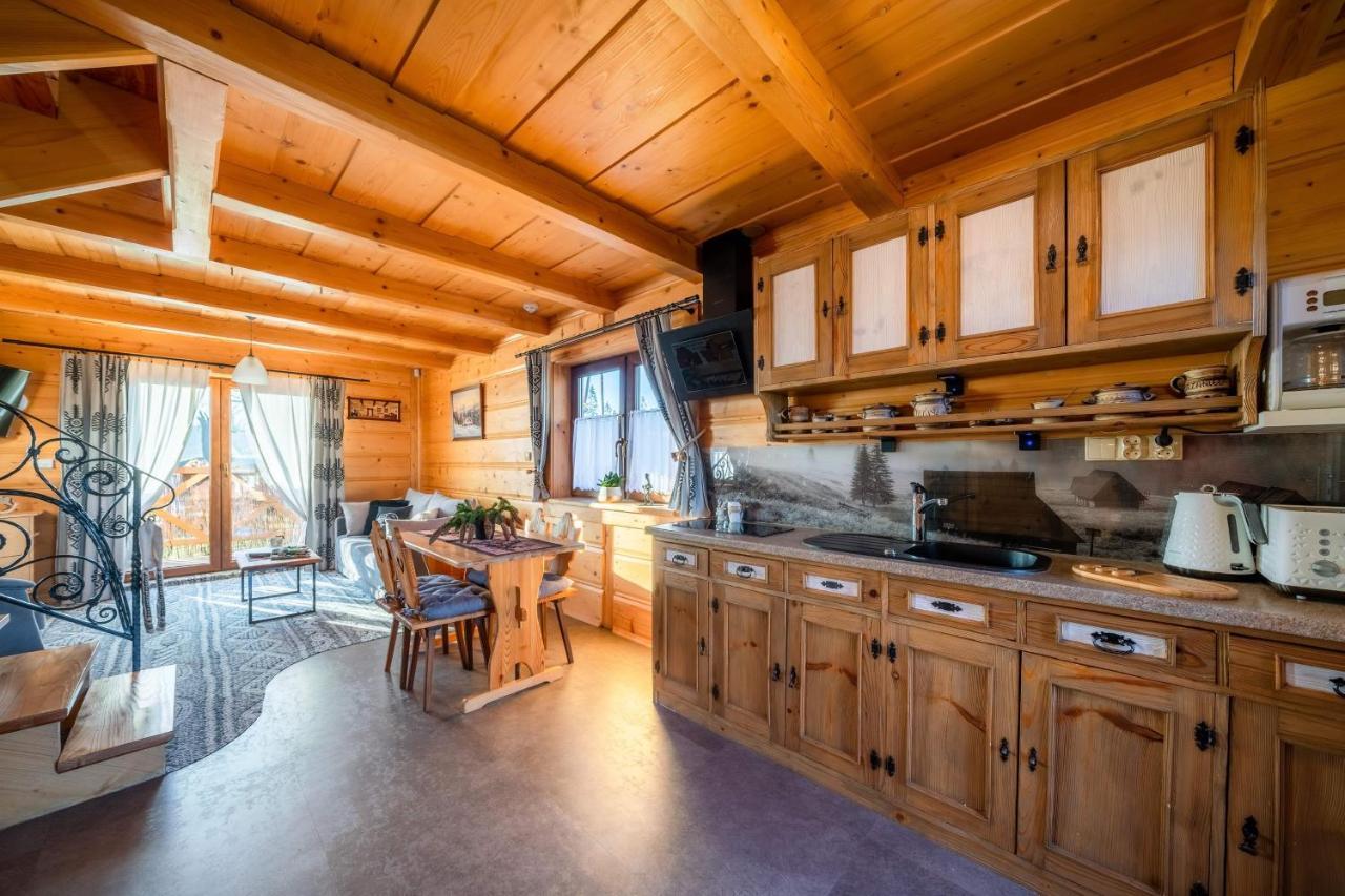 Domki Widokowe Wooden Luxury Chalet & Jacuzzi Зомб Екстериор снимка