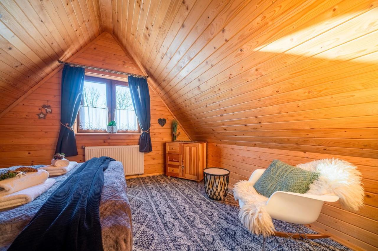 Domki Widokowe Wooden Luxury Chalet & Jacuzzi Зомб Екстериор снимка