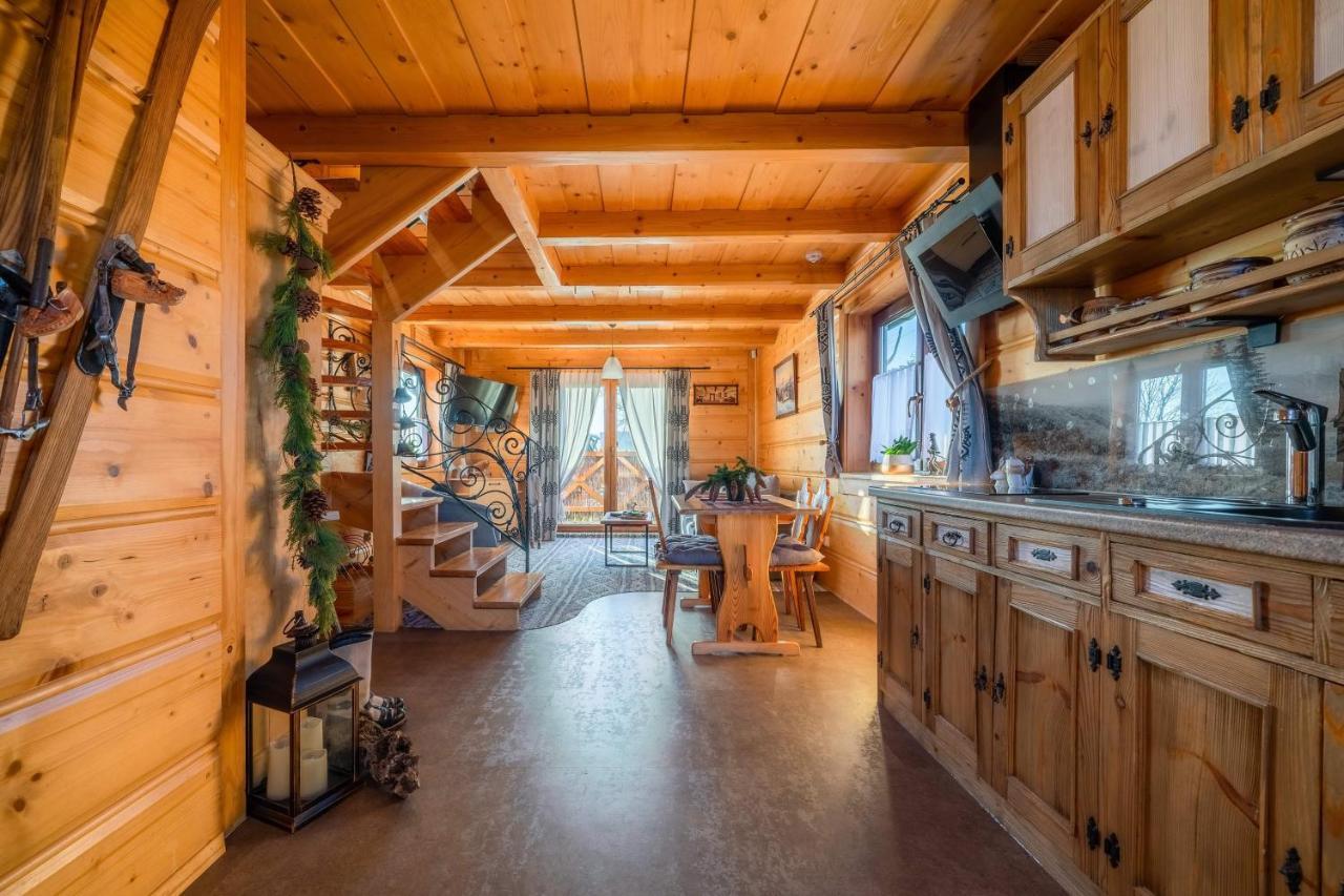 Domki Widokowe Wooden Luxury Chalet & Jacuzzi Зомб Екстериор снимка