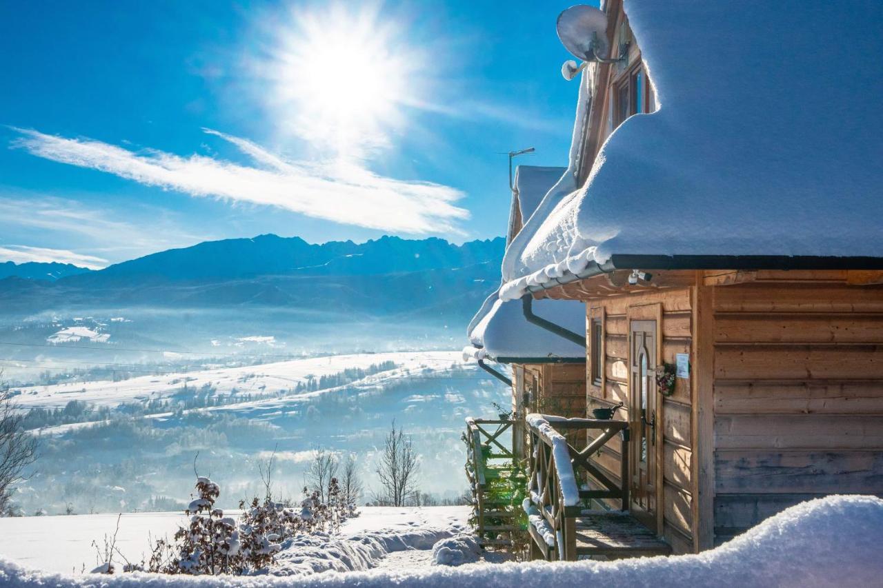 Domki Widokowe Wooden Luxury Chalet & Jacuzzi Зомб Екстериор снимка