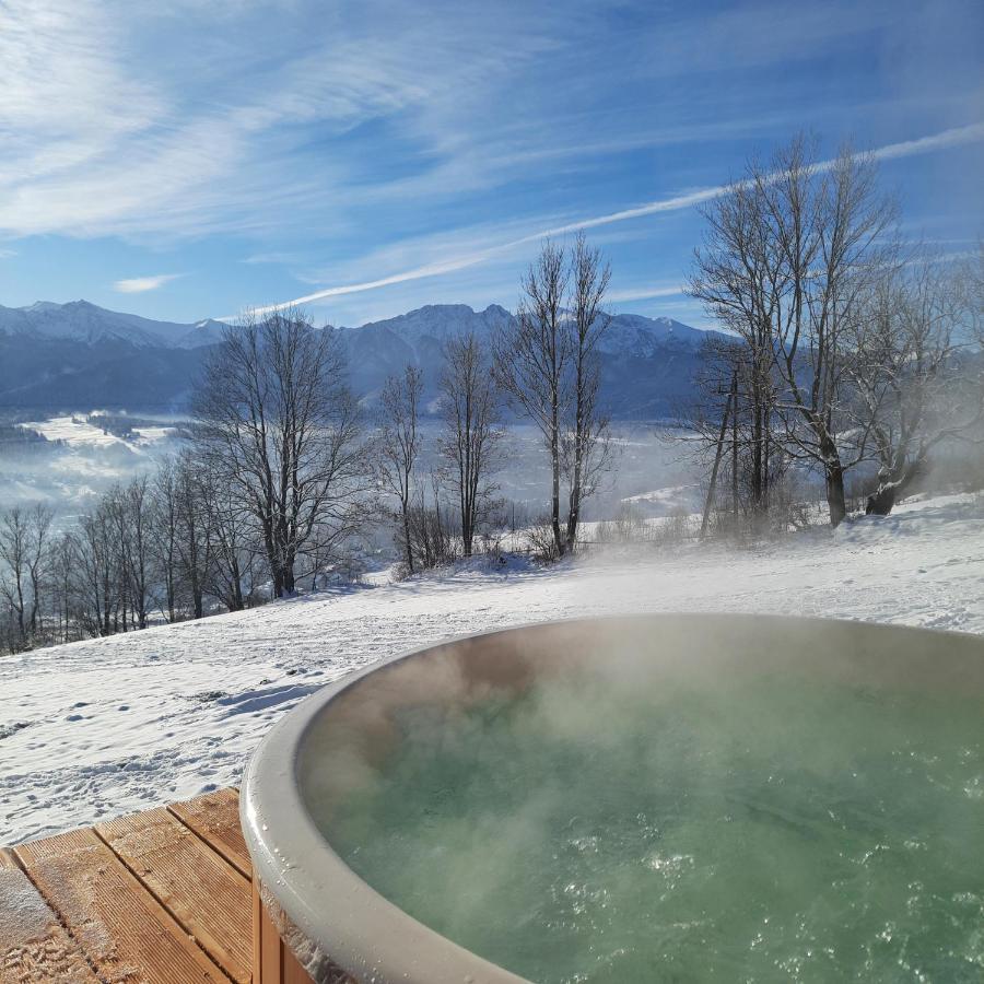Domki Widokowe Wooden Luxury Chalet & Jacuzzi Зомб Екстериор снимка