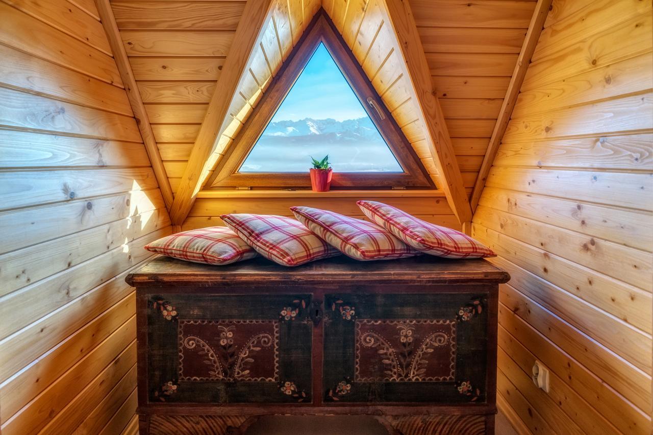 Domki Widokowe Wooden Luxury Chalet & Jacuzzi Зомб Екстериор снимка